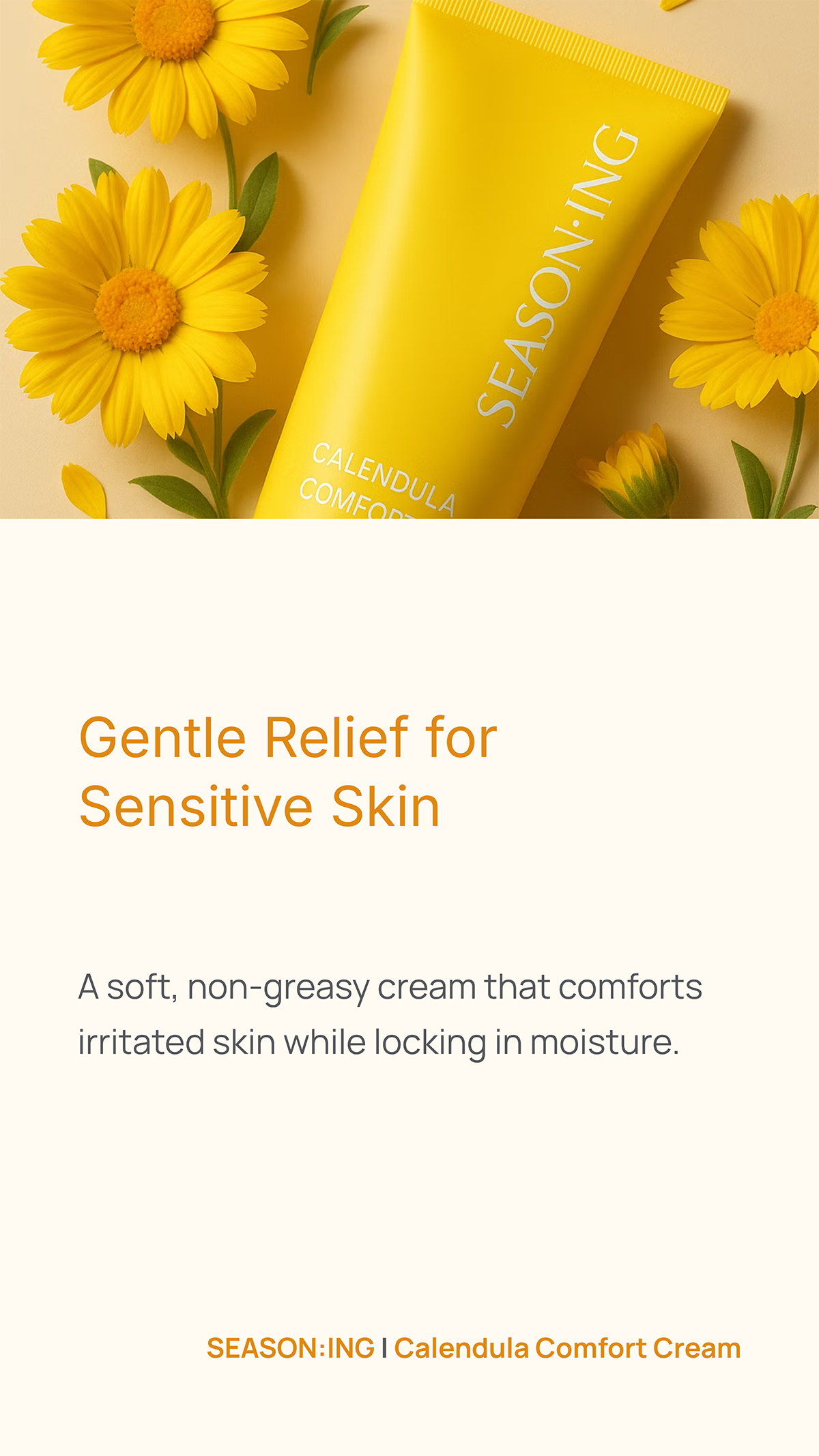 SEASON:ING Calendula Comfort Cream , 180ml