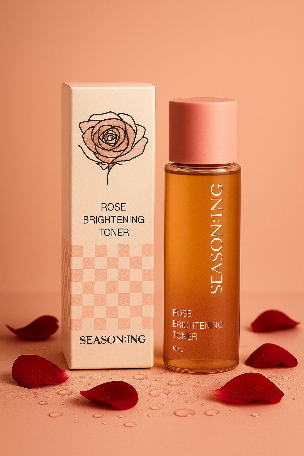 SEASON:ING Rose Brightening Toner , 180ml