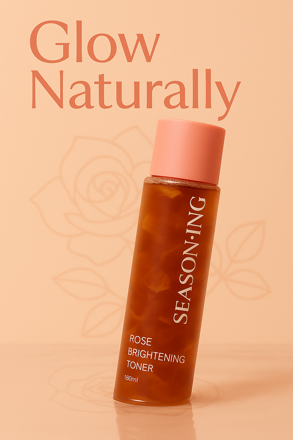 SEASON:ING Rose Brightening Toner , 180ml
